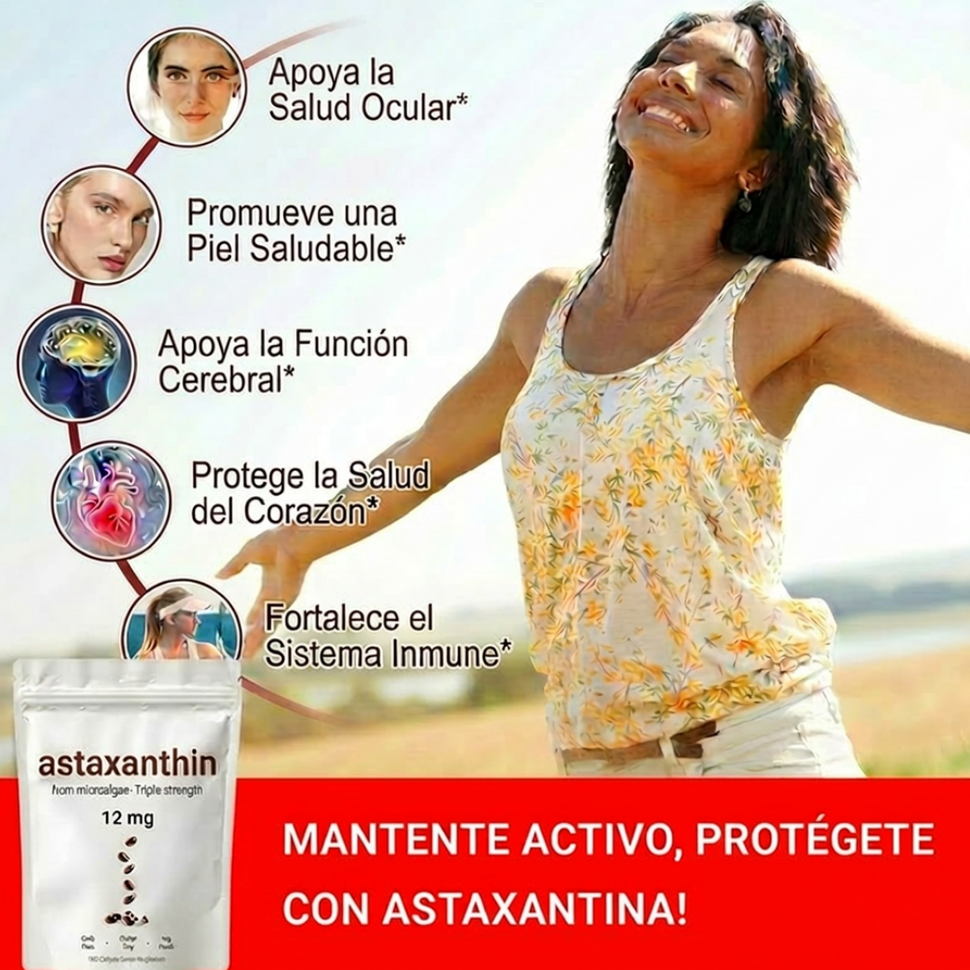 "El Antioxidante más Poderoso de la Naturaleza, Piel Reluciente, salud Ocular  y mejor Rendimiento"