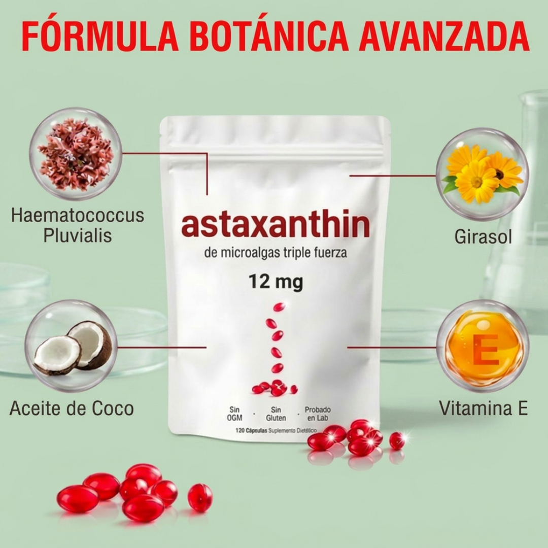 "El Antioxidante más Poderoso de la Naturaleza, Piel Reluciente, salud Ocular  y mejor Rendimiento"