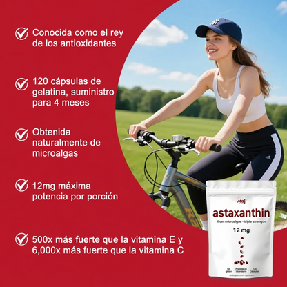 "El Antioxidante más Poderoso de la Naturaleza, Piel Reluciente, salud Ocular  y mejor Rendimiento"