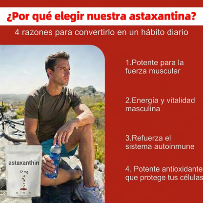 "El Antioxidante más Poderoso de la Naturaleza, Piel Reluciente, salud Ocular  y mejor Rendimiento"