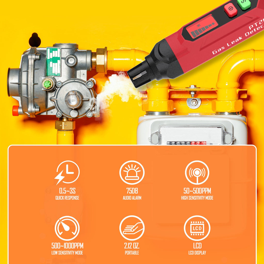 Bolígrafo Detector de Gas Seguro