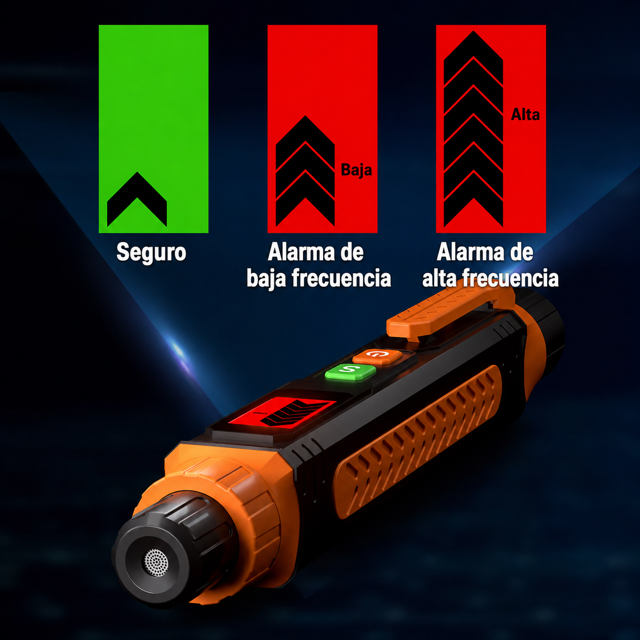 Bolígrafo Detector de Gas Seguro