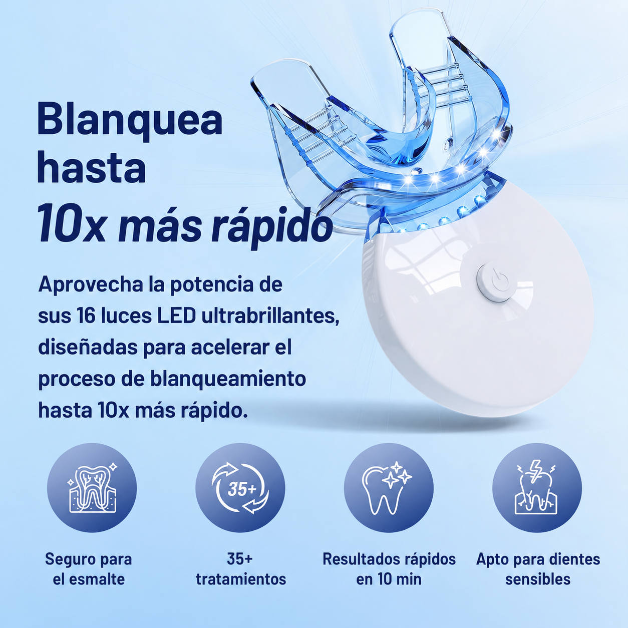 Dientes Blancos en 30 Minutos $RD 2,990 — Sin Pagar RD$12,000 en el Dentista