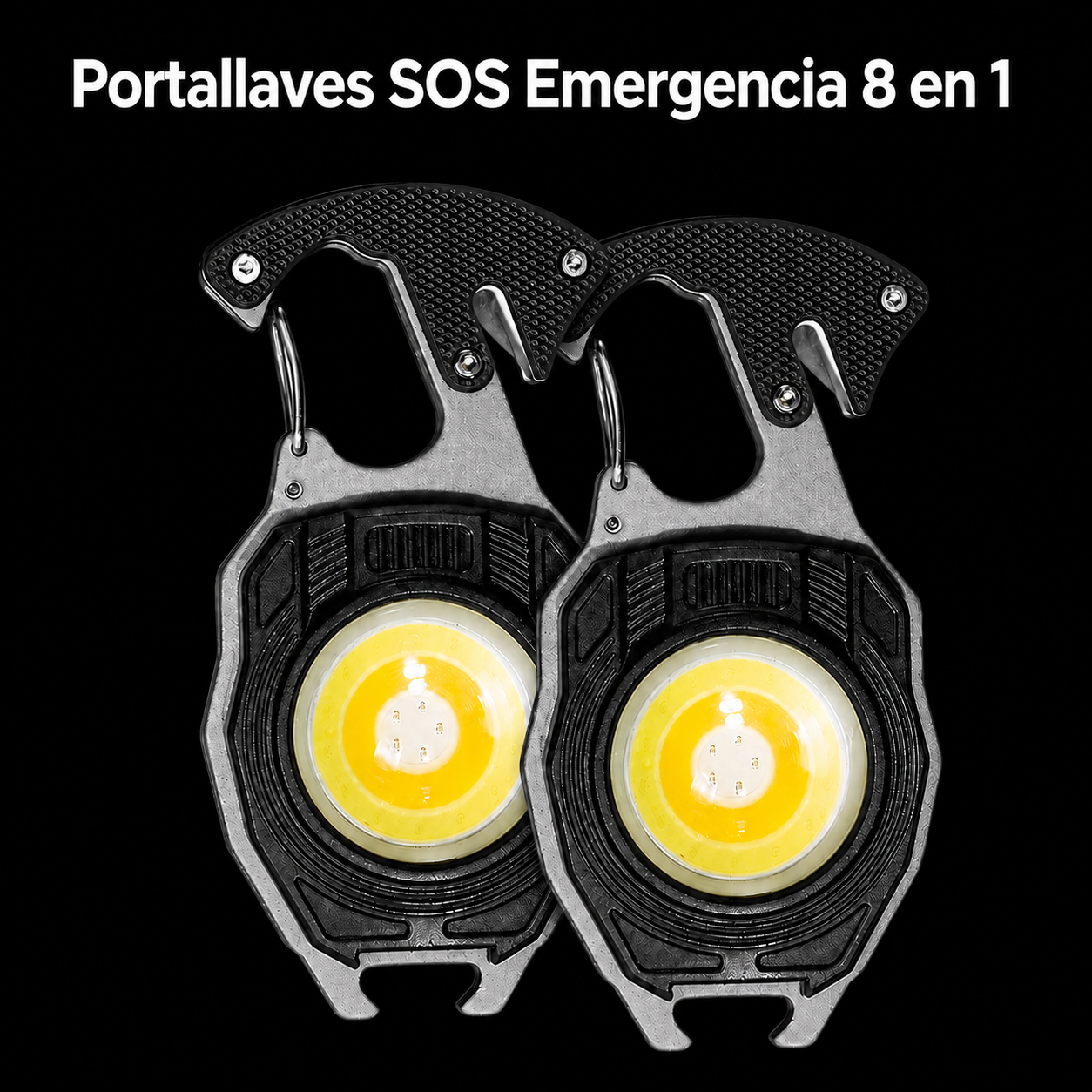 Portallaves SOS de Emergencia 8 en 1 - Tu Kit de Emergencia siempre contigo
