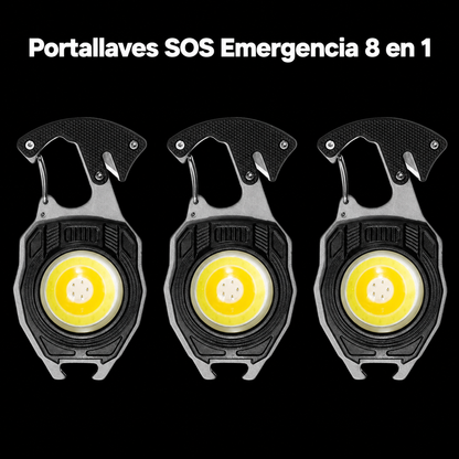 Portallaves SOS de Emergencia 8 en 1 - Tu Kit de Emergencia siempre contigo