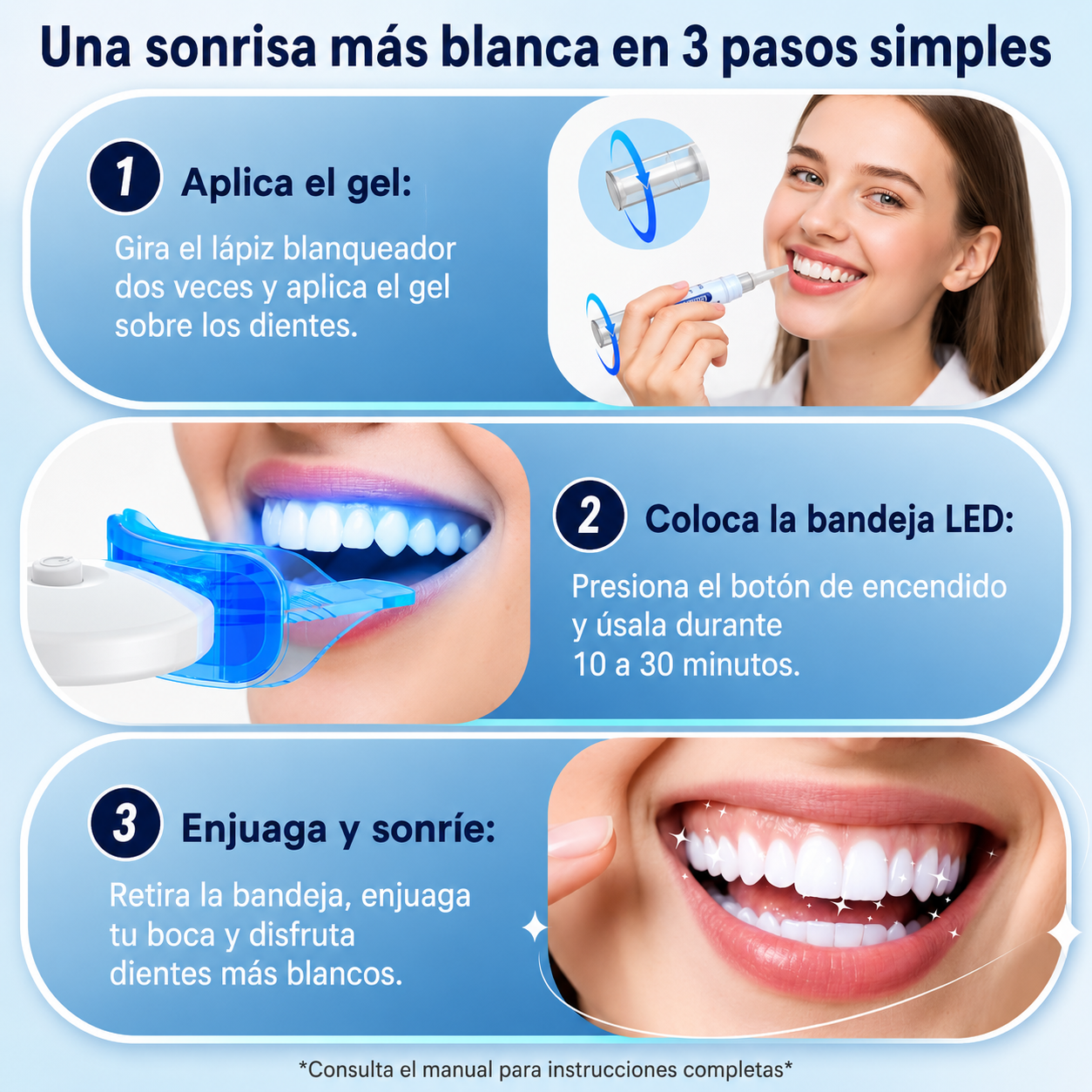 Dientes Blancos en 30 Minutos $RD 2,990 — Sin Pagar RD$12,000 en el Dentista